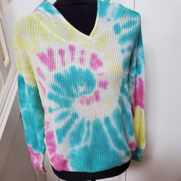 Streetwear Society Tie Dye hooded sweater - Picture 1 of 3